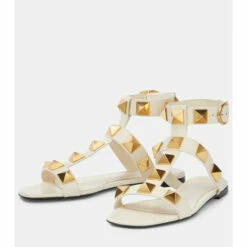 Valentino Garavani Roman Stud Leather Sandals -Valentino Garavani Sales unnamed file 2729