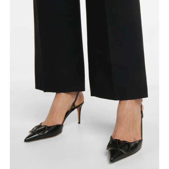 Valentino Garavani VLogo Leather Slingback Pumps 5 Valentino Garavani VLogo Leather Slingback Pumps - Image 3