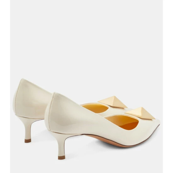 Valentino Garavani One Stud Patent Leather Pumps 4 Valentino Garavani One Stud Patent Leather Pumps - Image 2