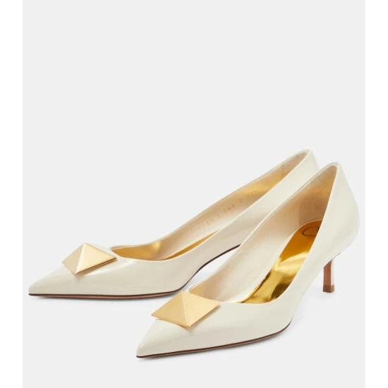 Valentino Garavani One Stud Patent Leather Pumps 6 Valentino Garavani One Stud Patent Leather Pumps - Image 4