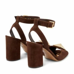 Valentino Garavani One Stud Suede Sandals -Valentino Garavani Sales unnamed file 2830