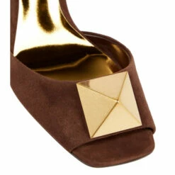 Valentino Garavani One Stud Suede Sandals -Valentino Garavani Sales unnamed file 2833