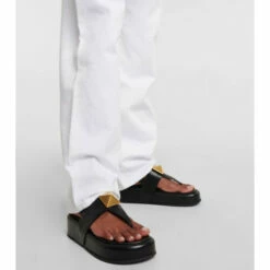 Valentino Garavani One Stud Leather Thong Sandals 9 Valentino Garavani One Stud Leather Thong Sandals -Valentino Garavani Sales unnamed file 2836