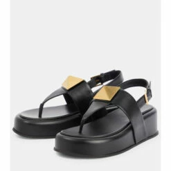 Valentino Garavani One Stud Leather Thong Sandals 10 Valentino Garavani One Stud Leather Thong Sandals -Valentino Garavani Sales unnamed file 2837