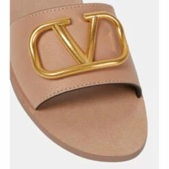 Valentino Garavani VLogo Leather Slides -Valentino Garavani Sales unnamed file 2843