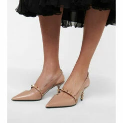 Valentino Garavani Rockstud Slingback Leather Pumps 9 Valentino Garavani Rockstud Slingback Leather Pumps -Valentino Garavani Sales unnamed file 2860