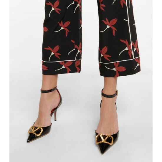 Valentino Garavani VLogo 85 Patent Leather Pumps 5 Valentino Garavani VLogo 85 Patent Leather Pumps - Image 3