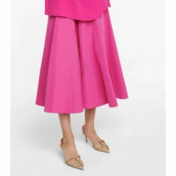 Valentino Garavani Rockstud Alcove Leather And Mesh Slingback Pumps -Valentino Garavani Sales unnamed file 2870