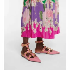 Valentino Garavani Roman Stud Leather Slippers -Valentino Garavani Sales unnamed file 2893