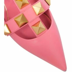 Valentino Garavani Roman Stud Leather Slippers -Valentino Garavani Sales unnamed file 2895