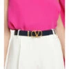 Valentino Garavani VLOGO Reversible Leather Belt