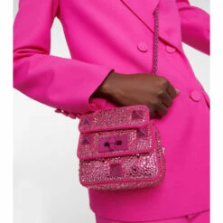 Valentino Garavani Romanstud Mini Crystal Crossbody