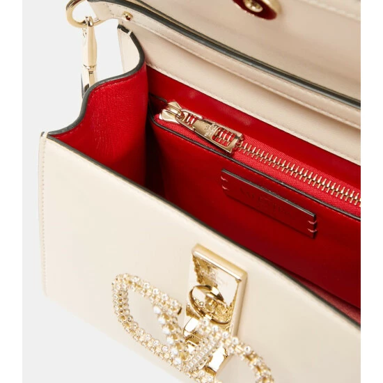 Valentino Garavani VSling Embellished Leather Tote Bag 4 Valentino Garavani VSling Embellished Leather Tote Bag - Image 2