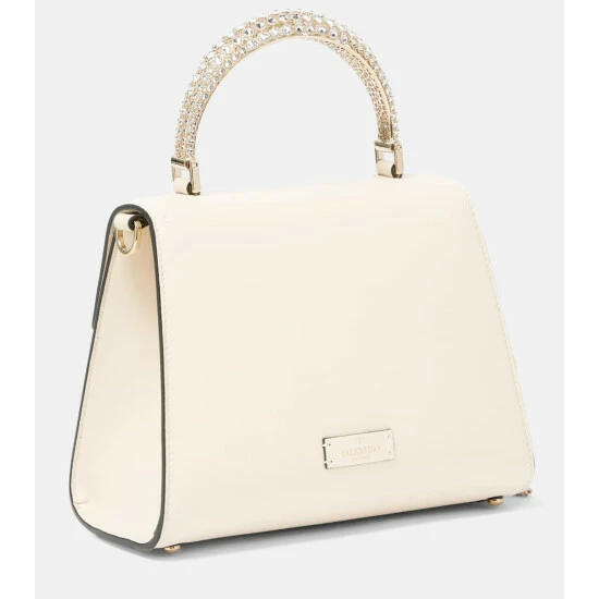 Valentino Garavani VSling Embellished Leather Tote Bag 5 Valentino Garavani VSling Embellished Leather Tote Bag - Image 3