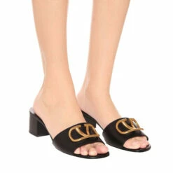 Valentino Garavani VLOGO Leather Sandals -Valentino Garavani Sales unnamed file 2992