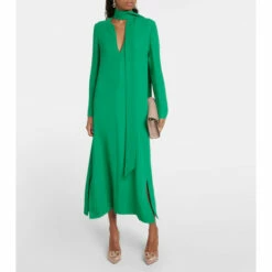 Valentino Garavani VLogo Satin Slingback Pumps