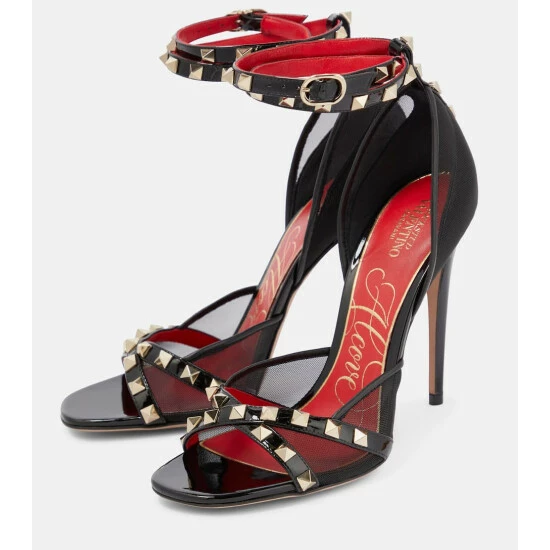Valentino Garavani Rockstud Alcove Leather Sandals 6 Valentino Garavani Rockstud Alcove Leather Sandals - Image 4