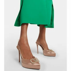 Valentino Garavani VLogo Satin Slingback Pumps -Valentino Garavani Sales unnamed file 302