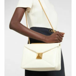 Valentino Garavani One Stud Medium Leather Shoulder Bag