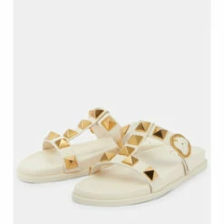 Valentino Garavani Roman Stud Leather Slides -Valentino Garavani Sales unnamed file 3061