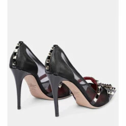 Valentino Garavani Rockstud Alcove Embellished Mesh Pumps -Valentino Garavani Sales unnamed file 3084