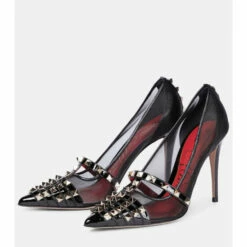 Valentino Garavani Rockstud Alcove Embellished Mesh Pumps -Valentino Garavani Sales unnamed file 3086