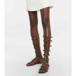 Valentino Garavani Rockstud Leather Cage Sandals 9 Valentino Garavani Rockstud Leather Cage Sandals -Valentino Garavani Sales unnamed file 3095