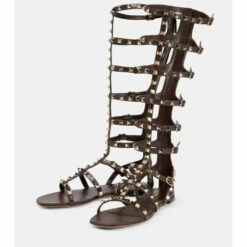 Valentino Garavani Rockstud Leather Cage Sandals 10 Valentino Garavani Rockstud Leather Cage Sandals -Valentino Garavani Sales unnamed file 3096