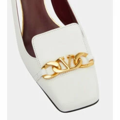 Valentino Garavani VLogo Chain Leather Slingback Pumps -Valentino Garavani Sales unnamed file 3106