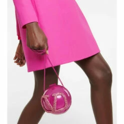 Valentino Garavani VLogo Embellished Shoulder Bag