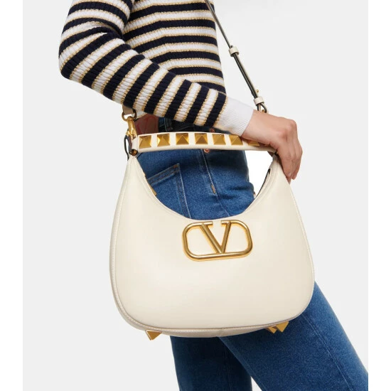 Valentino Garavani Stud Sign Leather Shoulder Bag 3 Valentino Garavani Stud Sign Leather Shoulder Bag