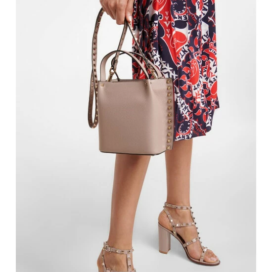 Valentino Garavani Rockstud Small Leather Tote Bag 7 Valentino Garavani Rockstud Small Leather Tote Bag - Image 5