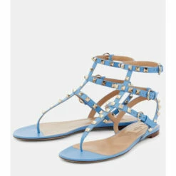 Valentino Garavani Rockstud Leather Sandals 10 Valentino Garavani Rockstud Leather Sandals -Valentino Garavani Sales unnamed file 316