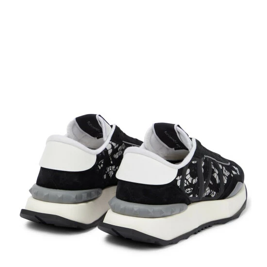 Valentino Garavani Lacerunner Leather-trimmed Sneakers 4 Valentino Garavani Lacerunner Leather-trimmed Sneakers - Image 2