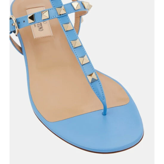 Valentino Garavani Rockstud Leather Sandals 7 Valentino Garavani Rockstud Leather Sandals - Image 5