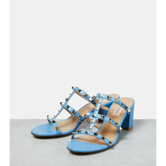 Valentino Garavani Rockstud Leather Mules 6 Valentino Garavani Rockstud Leather Mules - Image 4