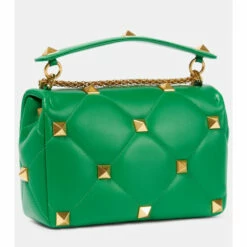 Valentino Garavani Roman Stud Large Leather Shoulder Bag -Valentino Garavani Sales unnamed file 3210