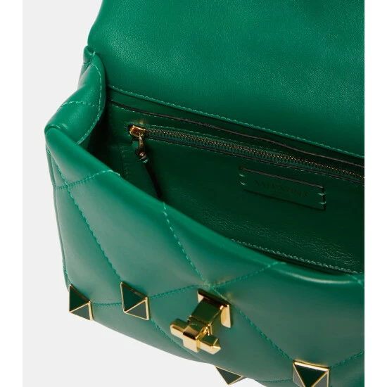 Valentino Garavani Roman Stud Medium Leather Shoulder Bag 4 Valentino Garavani Roman Stud Medium Leather Shoulder Bag - Image 2