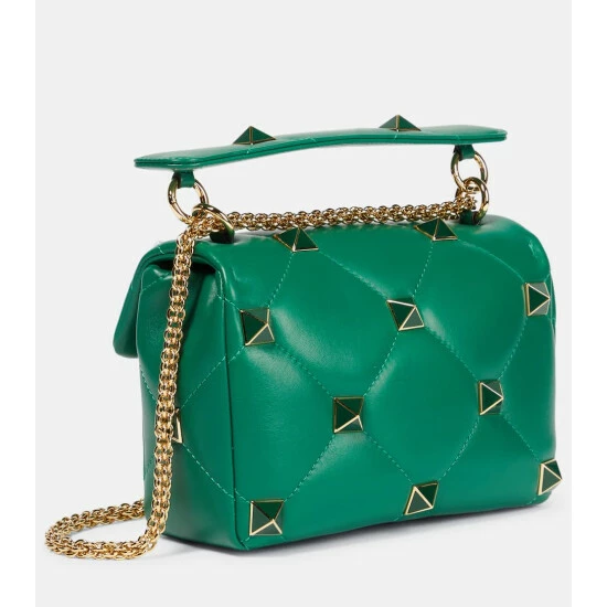 Valentino Garavani Roman Stud Medium Leather Shoulder Bag 5 Valentino Garavani Roman Stud Medium Leather Shoulder Bag - Image 3