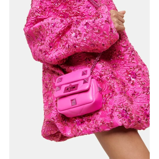 Valentino Garavani Roman Stud Mini Leather Shoulder Bag 7 Valentino Garavani Roman Stud Mini Leather Shoulder Bag - Image 5