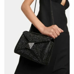 Valentino Garavani One Stud Small Beaded Shoulder Bag