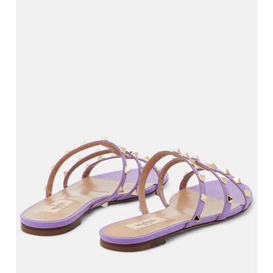 Valentino Garavani Rockstud Leather Sandals 4 Valentino Garavani Rockstud Leather Sandals - Image 2