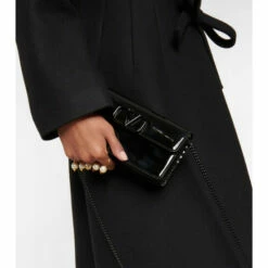 Valentino Garavani VLogo Patent Leather Shoulder Bag