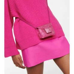 Valentino Garavani One Stud Leather Mini Shoulder Bag