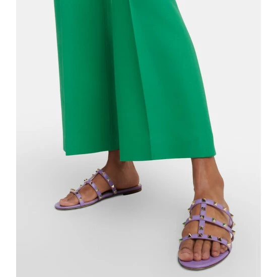 Valentino Garavani Rockstud Leather Sandals 5 Valentino Garavani Rockstud Leather Sandals - Image 3