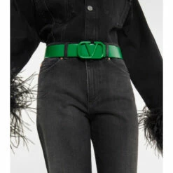 Valentino Garavani VLogo Leather Belt