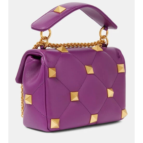 Valentino Garavani Roman Stud Medium Leather Shoulder Bag 5 Valentino Garavani Roman Stud Medium Leather Shoulder Bag - Image 3