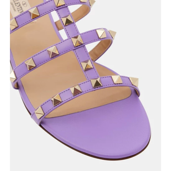 Valentino Garavani Rockstud Leather Sandals 7 Valentino Garavani Rockstud Leather Sandals - Image 5