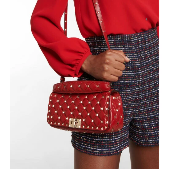 Valentino Garavani Rockstud Spike Leather Shoulder Bag 3 Valentino Garavani Rockstud Spike Leather Shoulder Bag