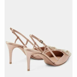 Valentino Garavani VLogo 80 Satin Slingback Pumps -Valentino Garavani Sales unnamed file 3323